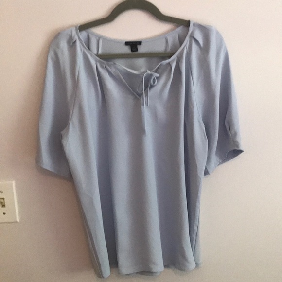 Ann Taylor Tops - Adorable summer blouse from Ann Taylor powder blue
